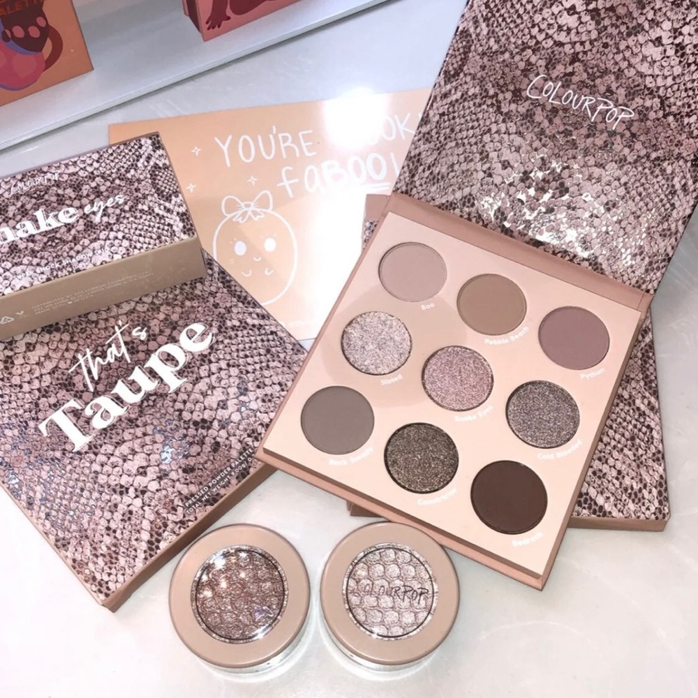 Colourpop That’s Taupe palette Snake Eyes Shadow